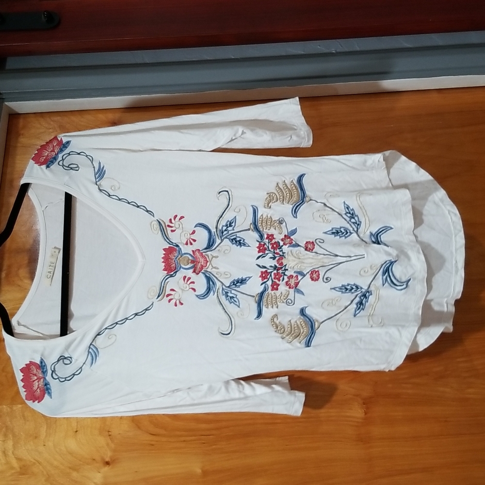 Women's 3/4 Sleeve VNeck Top